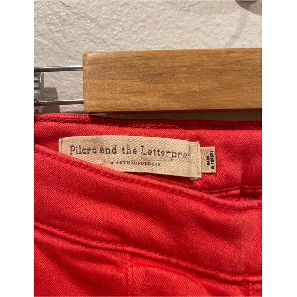 PILCRO AND THE LETTERPRESS High Rise Red Orange Legging - Picture 2 of 5